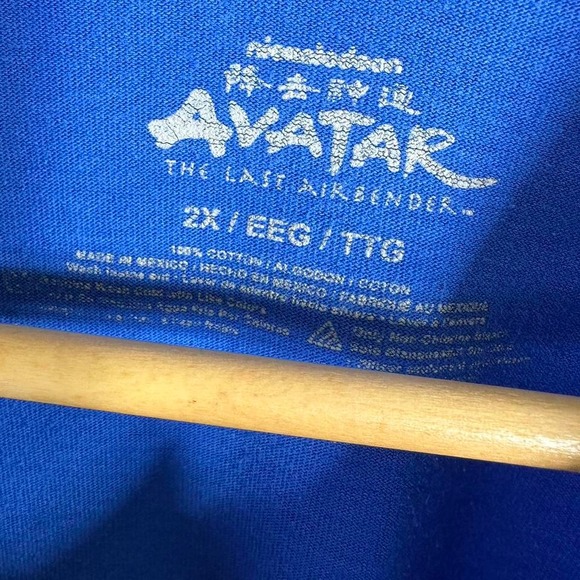 Vintage Blue Avatar the Last Airbender graphic t-shirt Men's 2XL - Picture 3 of 4